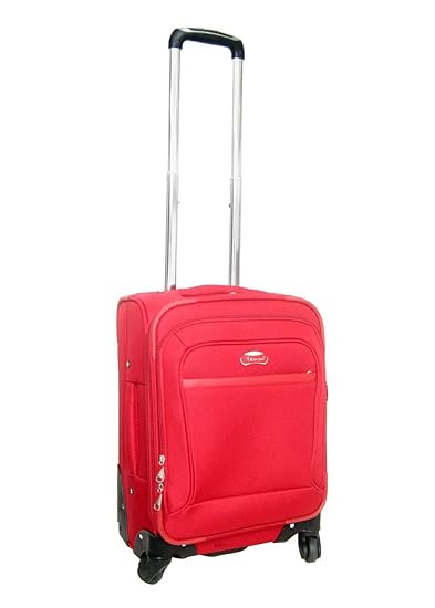 red trolley bag