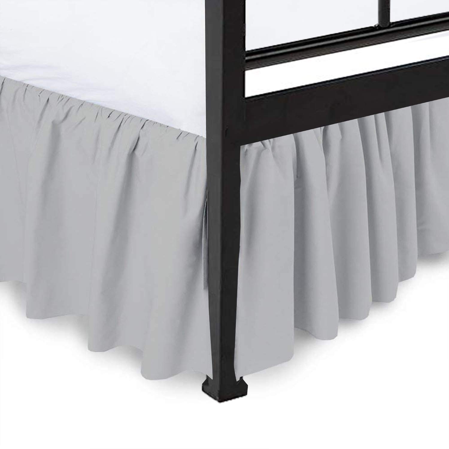 Best bed skirt for bed with footboard