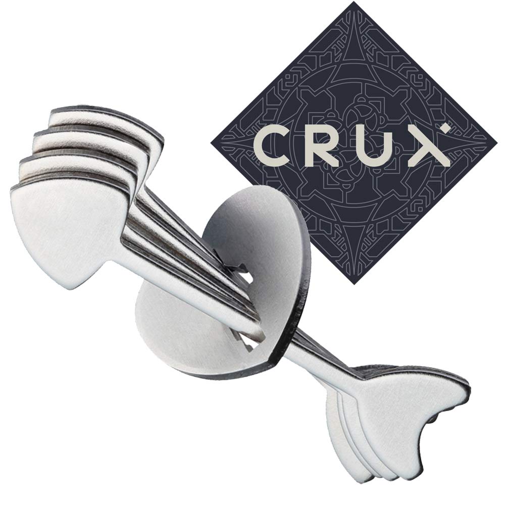 Hanayama Cast Arrows Puzzle - Level 3 of 6 - Mid Range - Includes Crux Sticker …