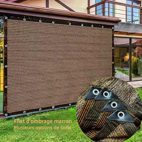 Shade Netting, Sun Protection Net 80% UV Shade Fabric, Windproof Greenhouse Shade Cloth for Plant Cover/Greenhouse/Garden/Pergola/Patio Lawn/Pet House