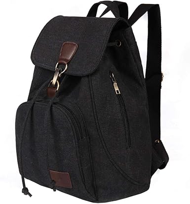 retro canvas backpack