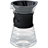 Hario V60 Drip Coffee Decanter, 700ml, Black