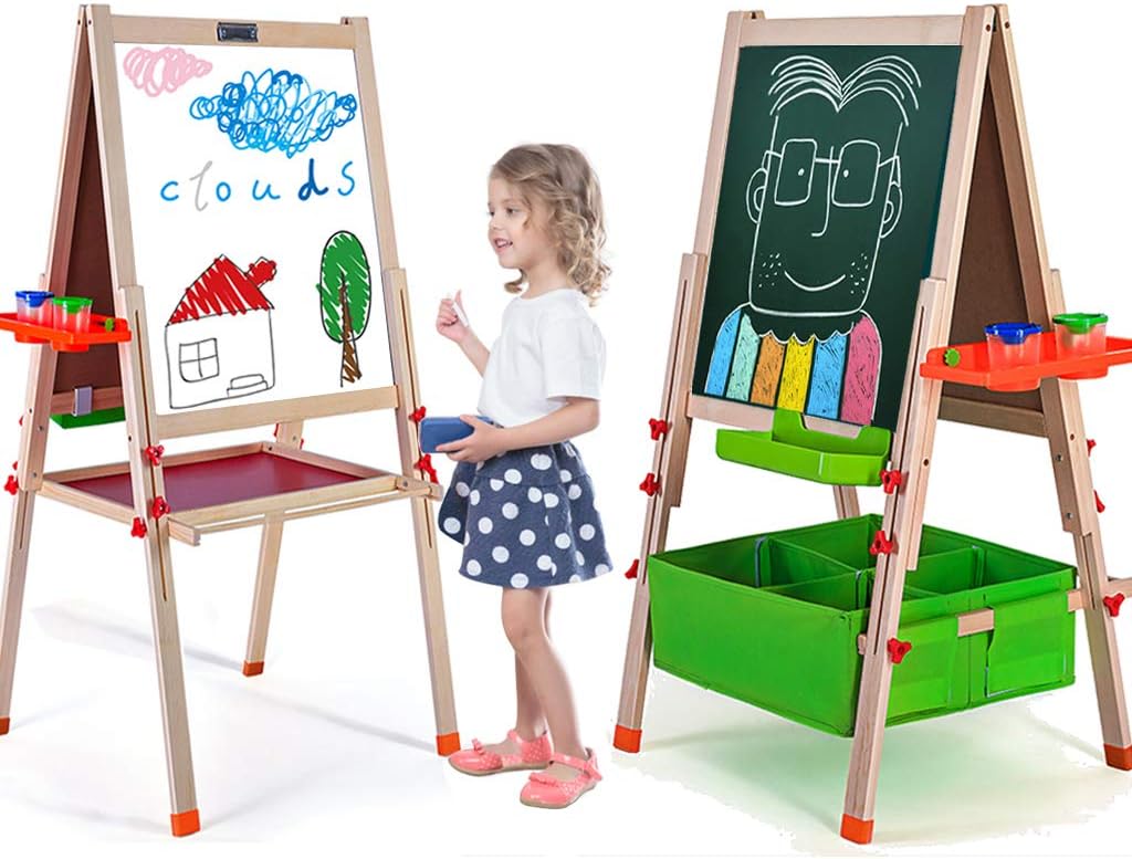 One Childrens Art Kids Magnetic Easel 