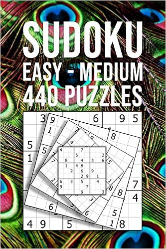 Sudoku Easy Medium 440 Puzzles Beginner Collection - 