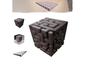 3D Wall Art Optical Illusion Corner Wall Decal, Impossible Corners – Walls Art That Reshapes Reality, Unique Removable Sticke