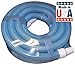 Poolmaster Manual Pool Vacuum Hose, 50 Ft x 1-1/2” for Inground & Above Ground Pools, Not for Automatic Cleaners, Kink-Free, Heavy Duty Pool Cleaner Hose with Swivel Cuff – Made in USA