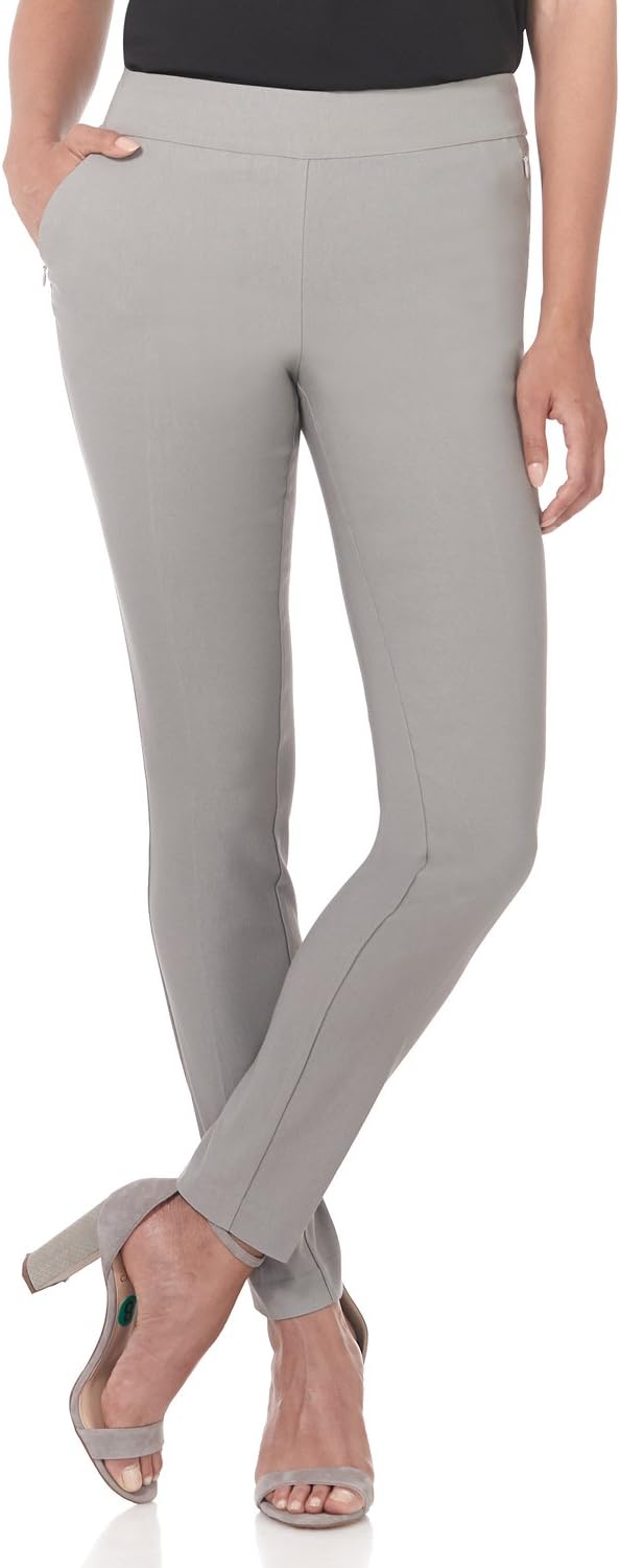 Rekucci Women's Ease into Comfort Modern Stretch Skinny Pant with Tummy Control