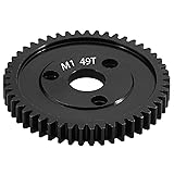 49-Tooth M1 Spur Gear 1.0 Metric Pitch, Hardened