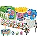 Bubble Guppies Nickelodeon Birthday Party Pack for 16 with Plates, Napkins, Cups, Tablecover, and Candles