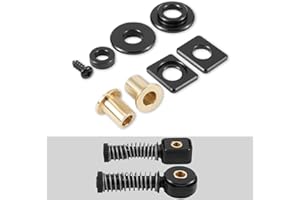 Bevinsee Solid Shifter Bushing Kit Compatible With VW MK6 MK7 GTI 6 Speed Manual Gearbox MQ250 MQ350 Compatible With Audi A3 Accessories 2.0t 2007-2013 Replacement 1K0711761B 1J0711761B 6061-Aluminum