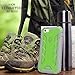 iPhone SE Case, iPhone 5S Case, iPhone 5 Case, POETIC Revolution [Premium Rugged][Shock Absorption & Dust Resistant] Protective Case w/Built-in Screen Protector for Apple iPhone SE Green/Gray