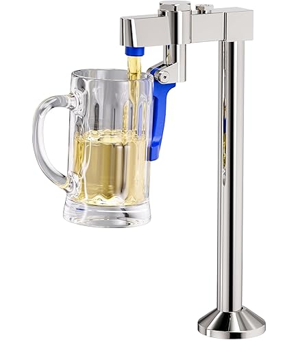 14-Inch Glass Filler Faucet - Push Cup Water Dispenser For Bars, Kitchens & Restaurants