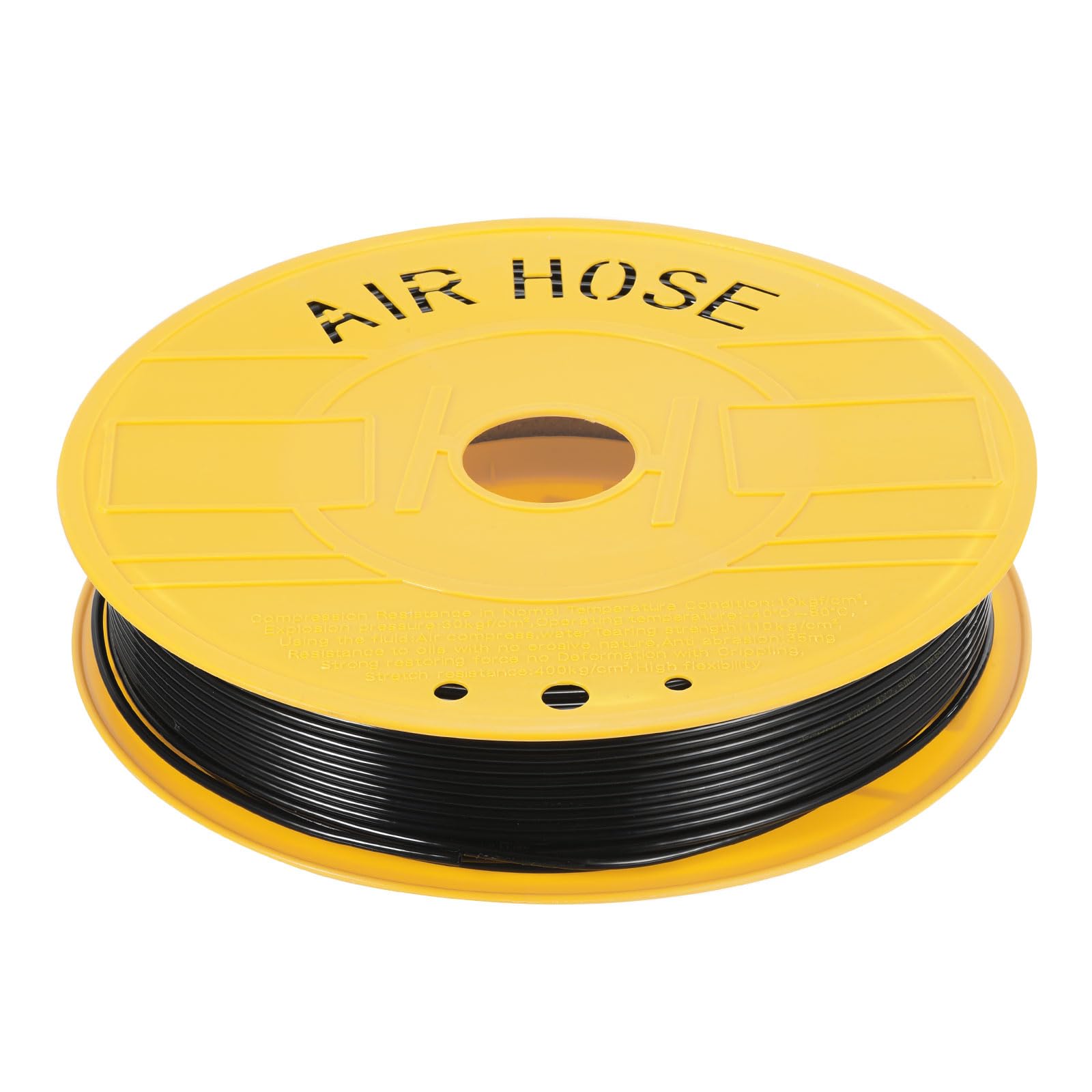 Rebower PU Air Tubing Hose, 4mm x 2.5mm Black PU Polyurethane Tube, 165M, 1pc