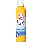 Arm & Hammer Simply Saline Solution Wound Wash 7.4 Ounces (2 Pack)