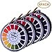 Aboat 4 Rolls pH Test Strips, Universal pH Test Paper Strips, pH Measure Full Range 0-14, 16.4 ft/Roll, Totally 65.6 ft