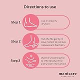 Manicare Wooden Foot File Double Sided Exfoliator Pedicure Tool view 5