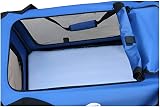 HugglePets Foldable Fabric Pet Crate Carrier Red Large 70x52cm with Sheepskin view 4