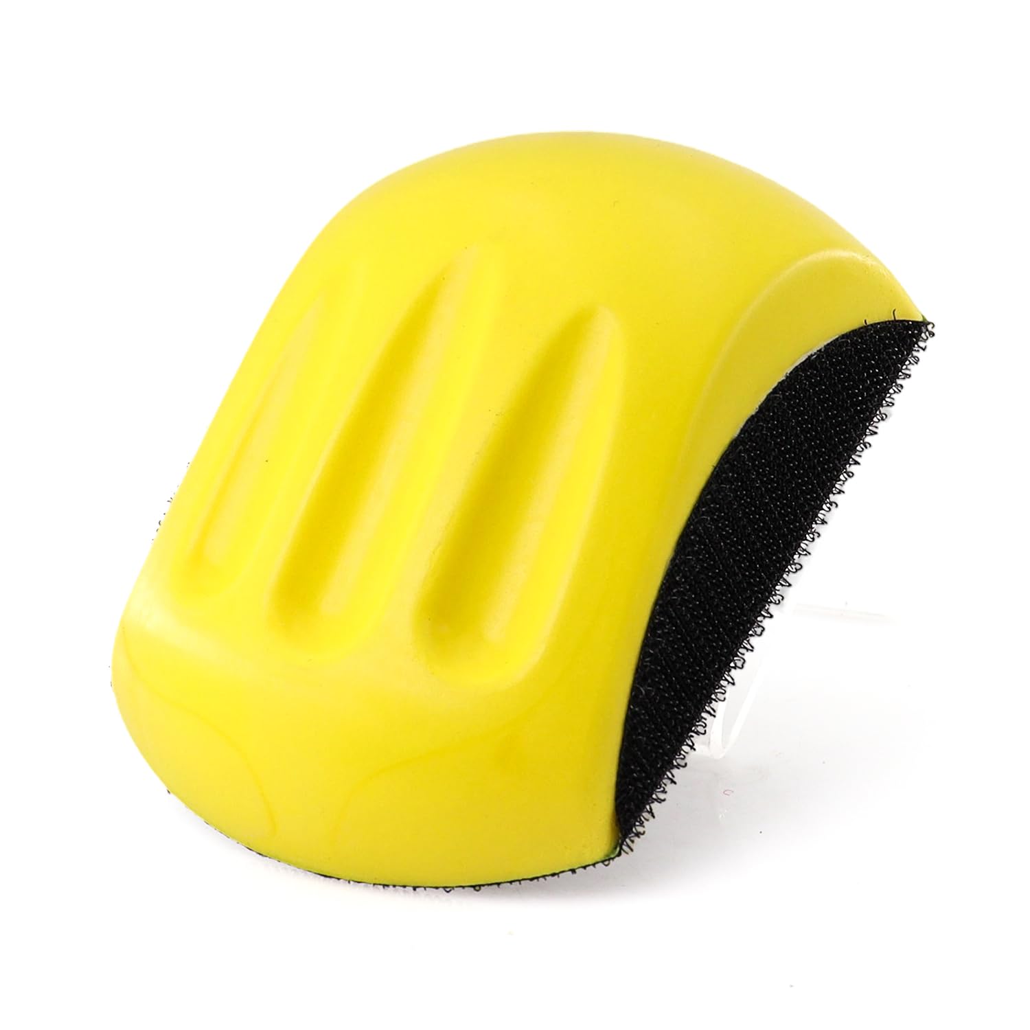 HOMESOM 1PC 5" Hand Sanding Block Hook & Loop Backing Pad Sandpaper Holder Hand Grinding Block