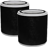 PUREBURG Replacement Filter Compatible with oneisall Pet Air Purifier PP01, 2-Pack H13 HEPA Activated Carbon Pre-Filters 3-Stage Filtration Air Clean Dust VOCs