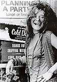 (24x33) Janis Joplin Planning a Party Music Poster Print