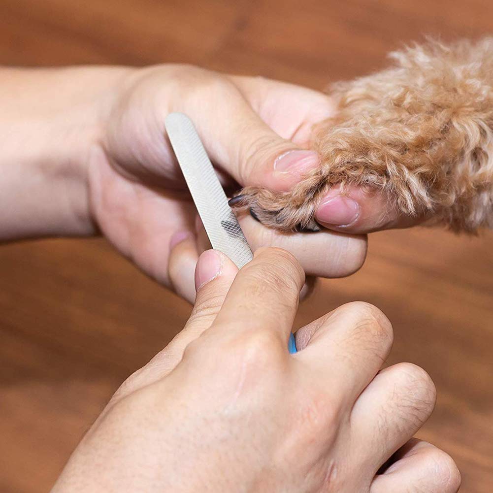 tuxepoc Pets Dog and Cat Nail Clippers,Dog Combs for Grooming (Pink-White)