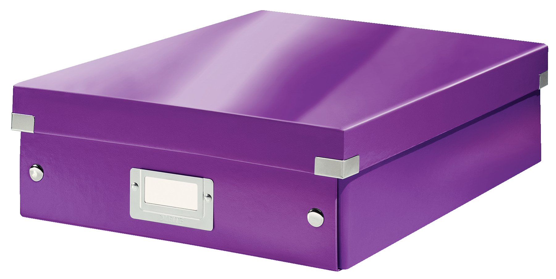 Leitz Organiser Box, Click and Store Range 60580062 - Medium, Purple