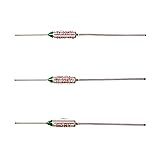 HUABAN 10 Pieces Metal Temperature Thermal Fuse