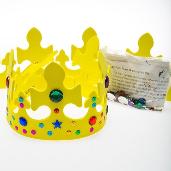 Foam Jeweled Crown Craft Kit Amazon.co.uk Kitchen & Home
