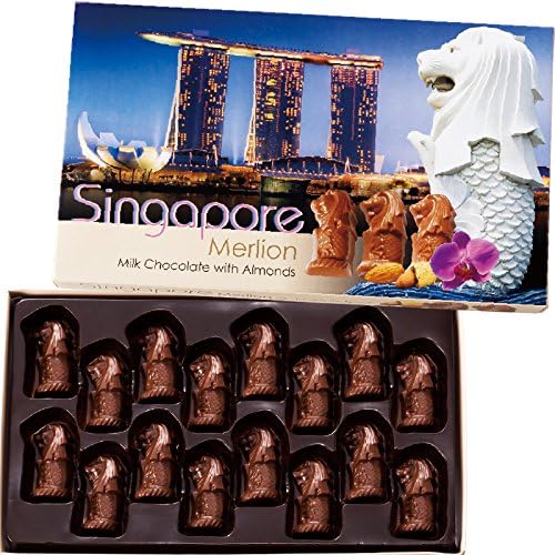 Amazon シンガポール 土産 シンガポール アーモンドチョコレート 1箱 海外旅行 シンガポール お土産 おみやげ宅配便 食品 飲料 お酒 通販