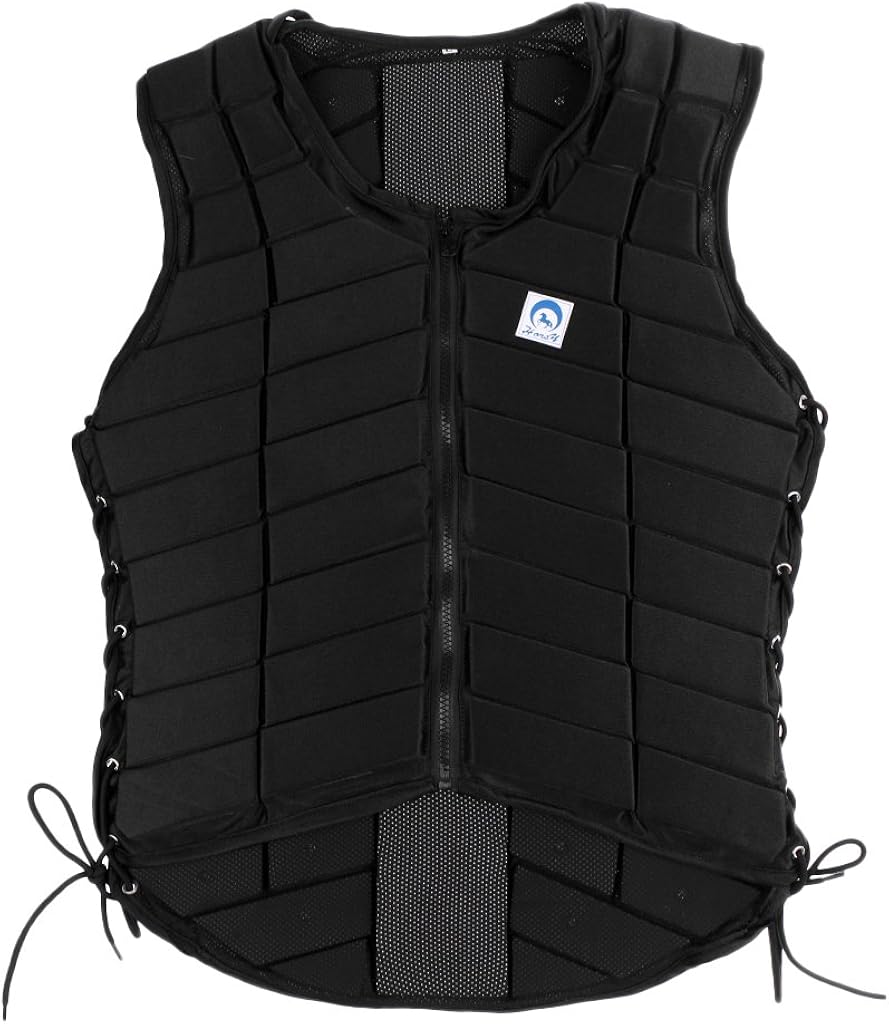 Jili Online Safety Horse Riding Equestrian Vest EVA Padded Protective Body Protector Back Protection Gear Equipment for Children Adult Men Women : Sports & Outdoors