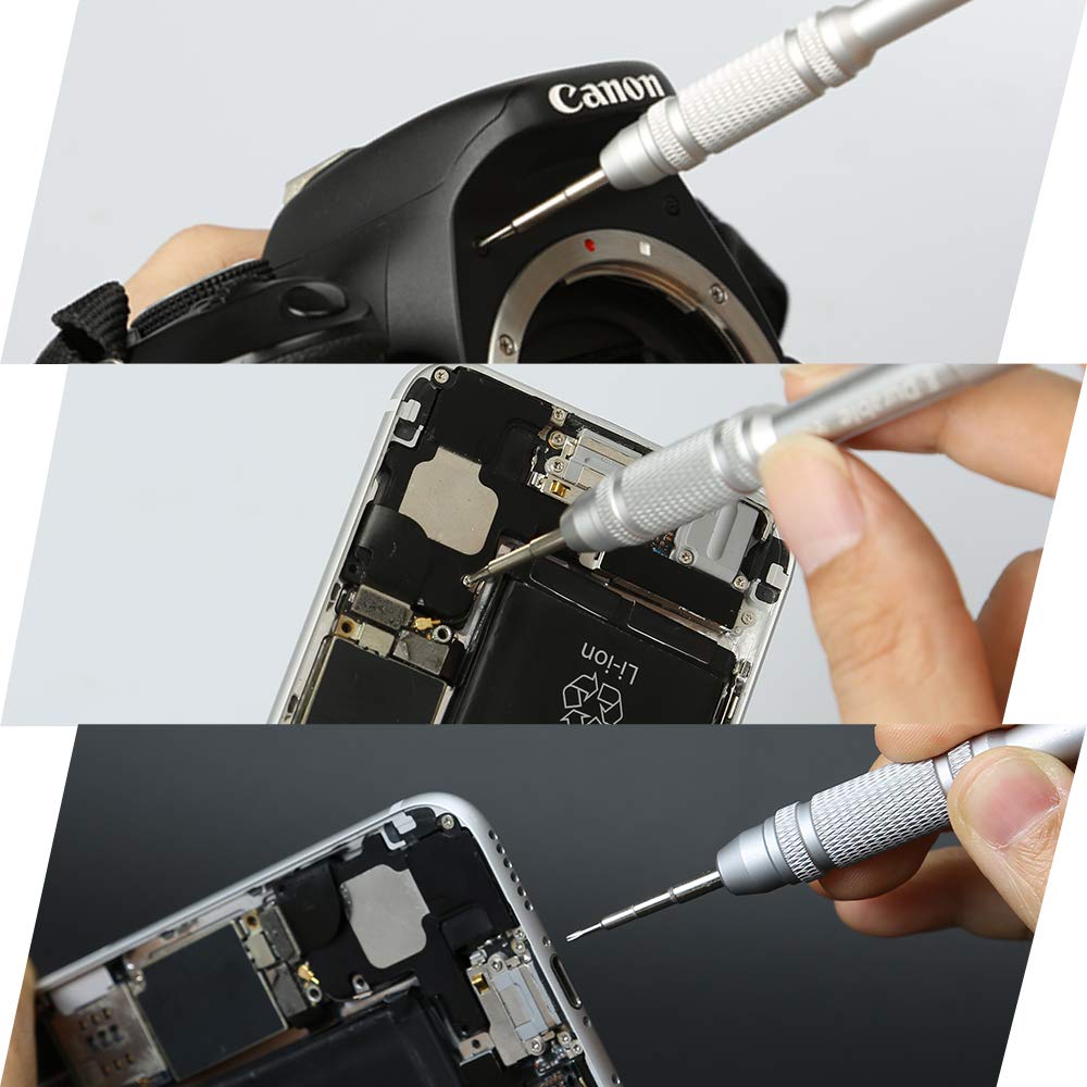 iPhone Screwdriver Set, Repair Tool Kit Tri-wing (Y) Screwdriver Pentalobe P2 & Philips PH000 for Apple iPhone 7 7Plus 6Plus 6S 6 SE iPod iTouch iWatch (3 in 1 Screwdriver)