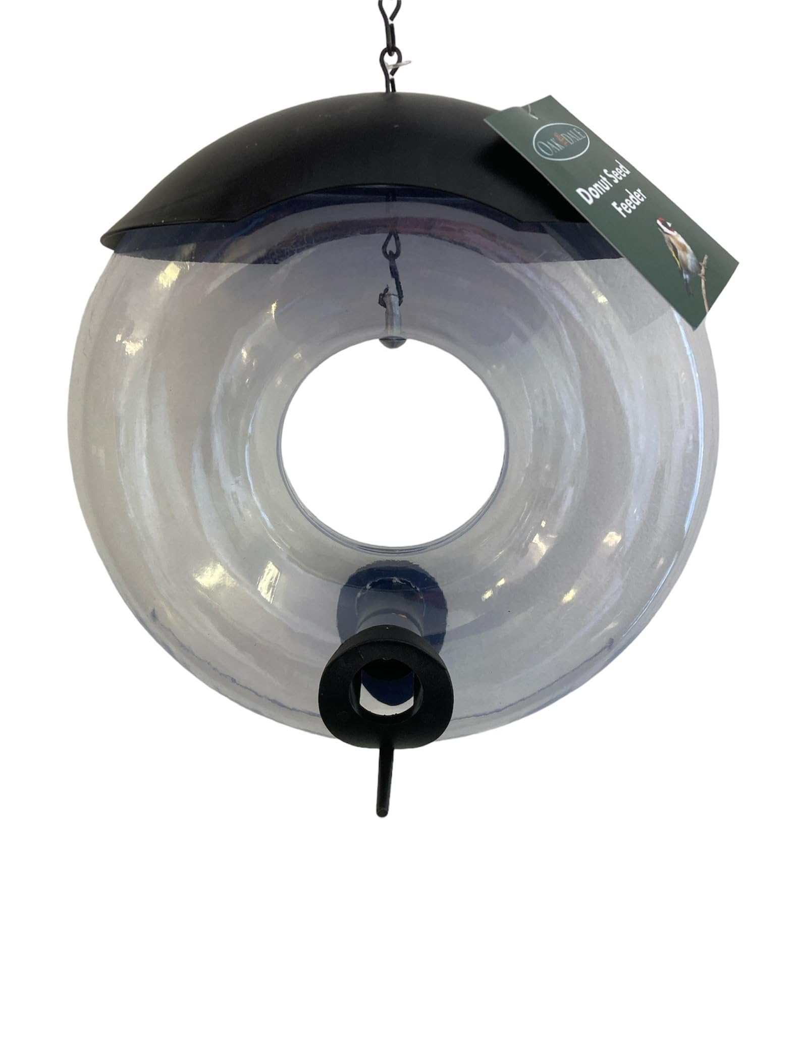 Oakdale Donut Shaped Wild Bird Seed Feeder Deluxe Hanging Easy-Fill & Clean Durable Materials