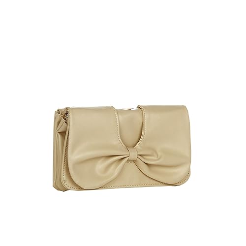 Butterflies Womens Clutch Sling Bag ( Off-White,BNS 2193)