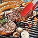 Pack of 2 Kitchen Tongs for Cooking Made of Premium Quality Stainless Steel Tips & Silicon head, Plus Stands. 2 Sizes 9'&12'. Heat resistant Cooking tongs for BBQ,Salad, Grilling, Serving,& Fish. Red