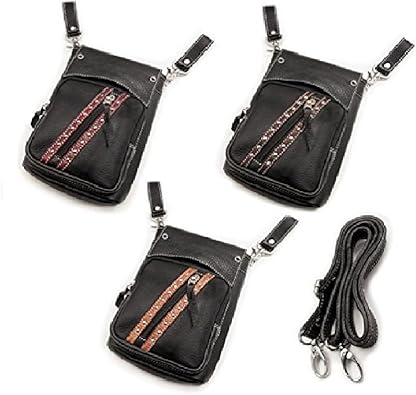 Amazon レザーウエストポーチ ヒップポーチ ベルトポーチ 本革 ショルダーバッグ Id Wp3708t10 A ダークレッド ショルダーバッグ