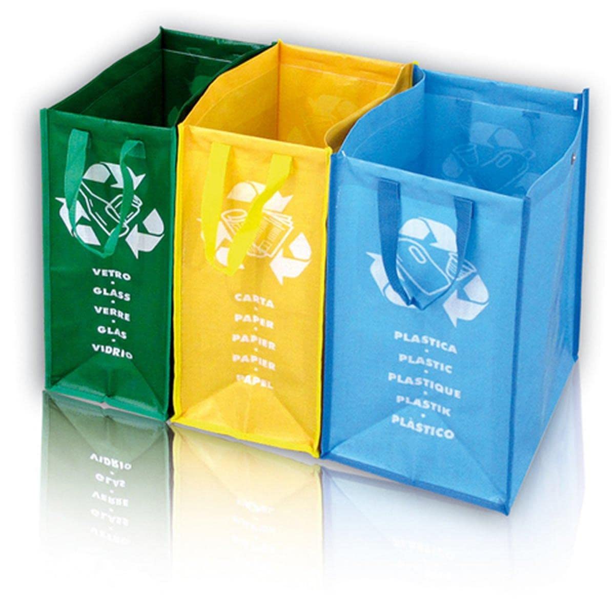 Mongarid 3 Pieces Recycling Waste Bags Set