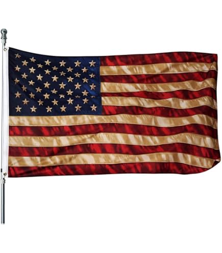 Amazon.com : ANLEY Vintage Style Tea Stained American Flag 3x5