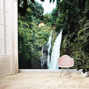 Wall Murals for Bedroom Waterfall Large Removable Wallpaper Peel and Stick Wall Stickers - 66x96 inches