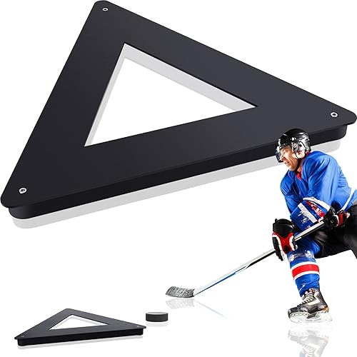 Deekin Hockey Passer Training Aid Hockey Passer Rebounder Heavy Duty  Passing Trainer with Rubber Rebounder for Improves Puck Control Passing  Shooting