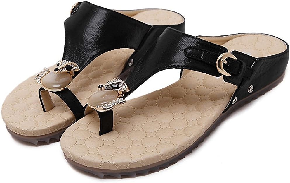ACORN Women's Spa Thong Slippers - Squid Ink - My Cooling Store
