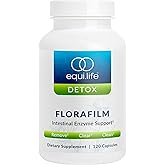 Equilife Florafilm, Digestive Enzymes for Gut Flora Balance for Men and Women, Gut Health and Immunity Support Supplement, Supports Healthy Digestion, Gluten Free, Vegan, Non GMO, 120 Capsules