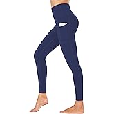 Fengbay High Waist Yoga Pants, Pocket Yoga Pants Tummy Control Workout Running 4 Way Stretch Yoga Leggings