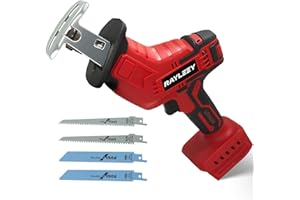 RAYLEEY Cordless Reciprocating Saw Compatible with Milwaukee M18 Battery, 0-3500 SPM, Variable Speed Trigger, One-Handed, Keyless Blade Clamp, Tool Only