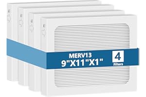 VOVAV 9 x 11 x 1 Air Filter for Santa Fe Compact70 Dehumidifier Ultra70 Element Compact2 UA 65H, 4 Pack