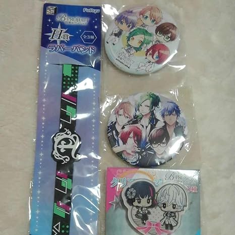 Amazon B Project Bプロ 缶バッジ ラバーバンド セット 北門倫毘沙 是国竜持 金城剛士 阿修悠太 愛染健十 増長和南 音済百太郎 王茶利暉 釈村帝人 アニメ 萌えグッズ 通販