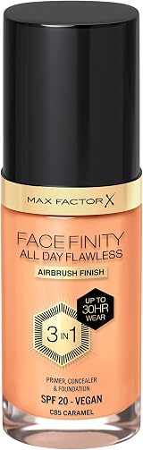 Max Factor Facefinity 3-in-1 Foundation SPF 20 85 Caramel 30ml