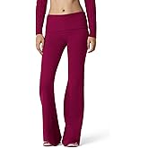 Florence by Mills Women's Barre Collection Foldover Wide Leg Pant