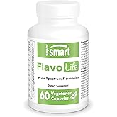 Supersmart FlavoLife (Flavonoid Complex Supplement) - with Luteolin, Myricetin, Fisetin, Rutin, Quercetin, EGCG, Apigenin, Hesperidin | Non-GMO & Gluten Free - 60 Vegetarian Capsules