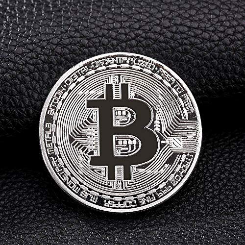 ELECTROPRIME-20F6-Silver-Plated-Bitcoin-Coin-Art-Plating-Props-Chip-Bitcoin-Alloy-Collectible