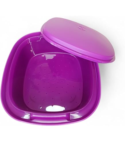 Amazon.com: Tupperware Microsteamer 6 Cup Round Microwave Steamer